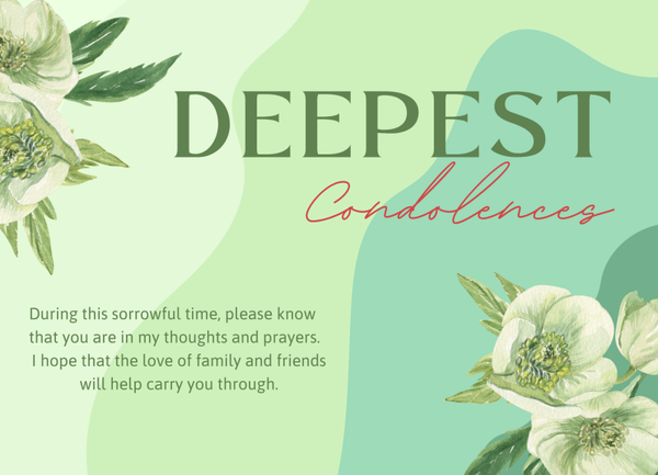 Sympathy card SM-2619