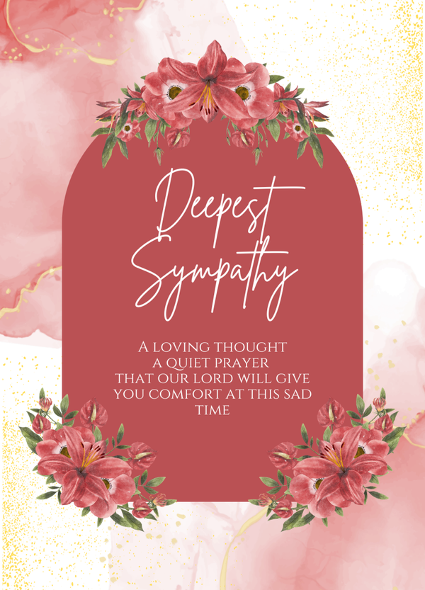 Sympathy card SM-2629