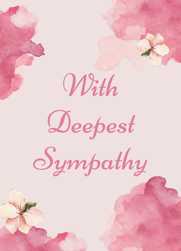 Sympathy card SM-2630