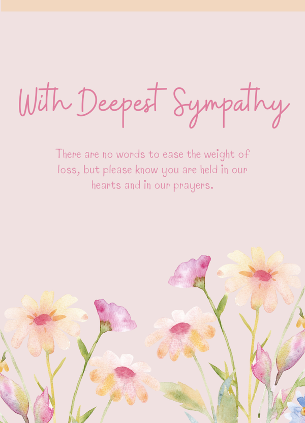 Sympathy card SM-2631