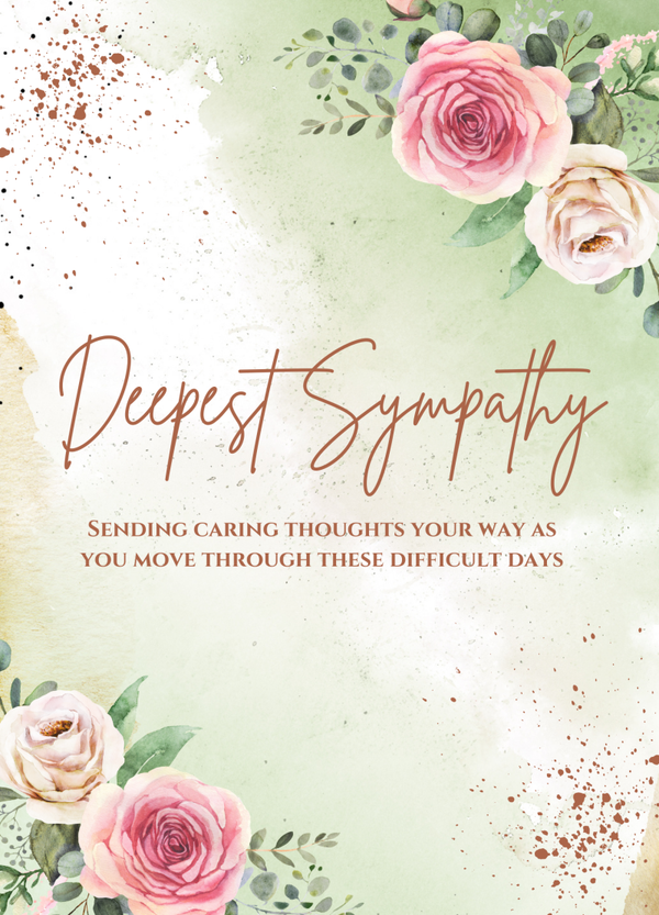 Sympathy card SM-2632