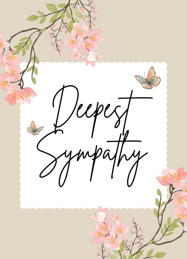 Sympathy card SM-2633