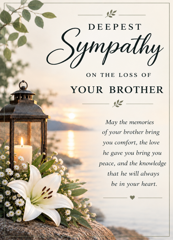 Sympathy Card SM-2701