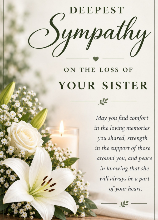 Sympathy Card SM-2702
