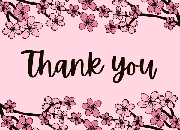 Thank you card TY-2682