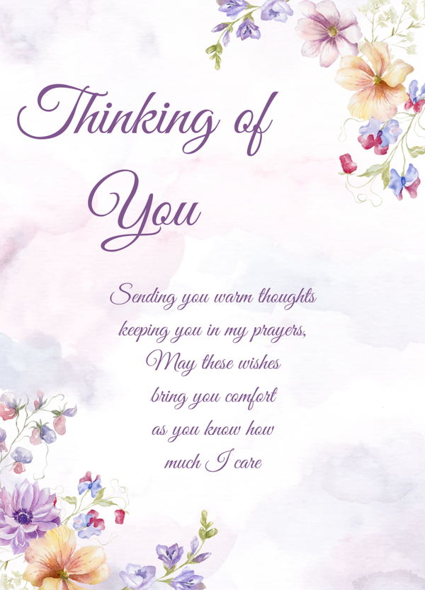Thinking of You card TOY-2553