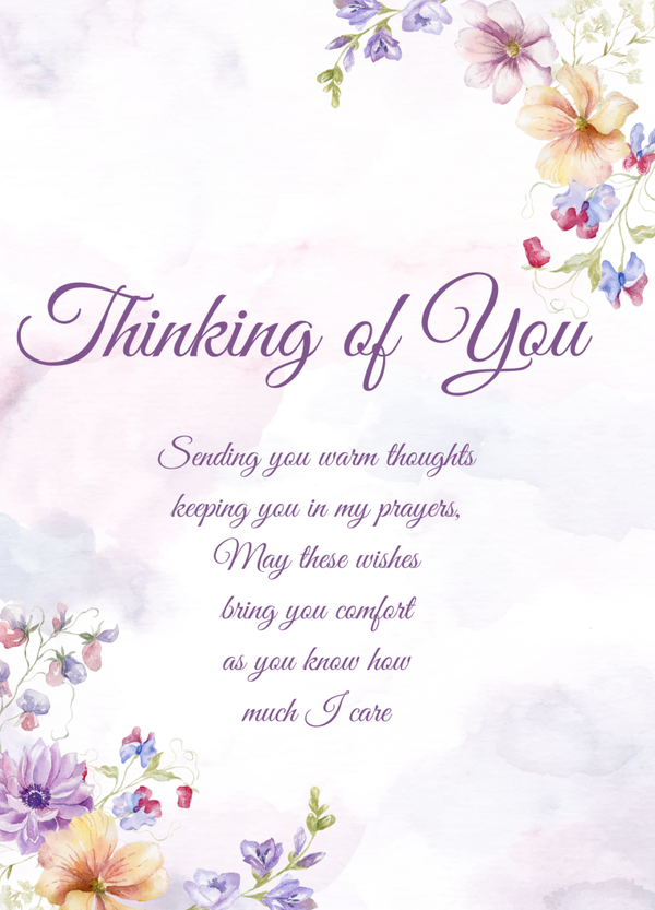 Thinking of You card TOY-2555
