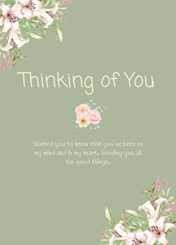 Thinking of You card TOY-2666