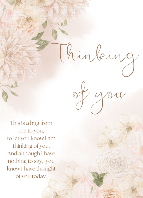 Thinking of You card TOY-2668
