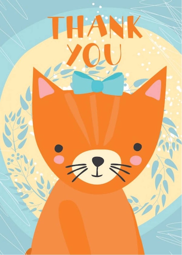 Thank you card TY-2310