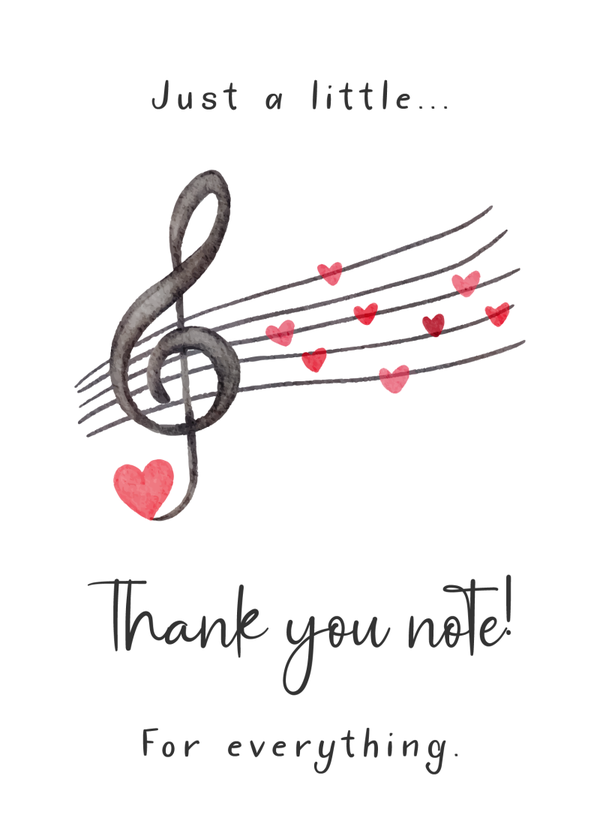 Thank you card TY-2411