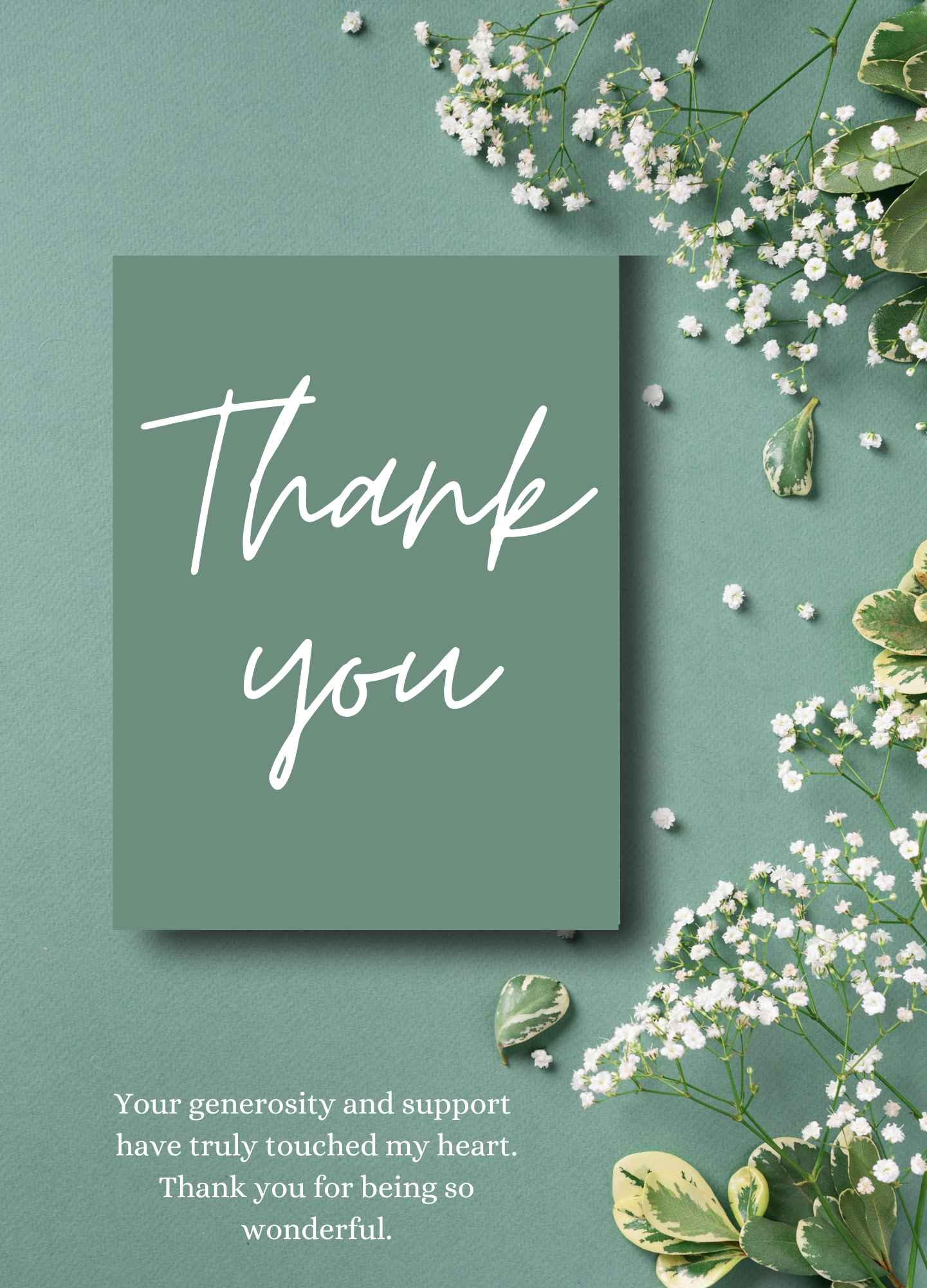 Thank you card TY-2501