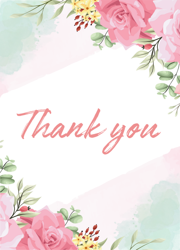 Thank you card TY-2502