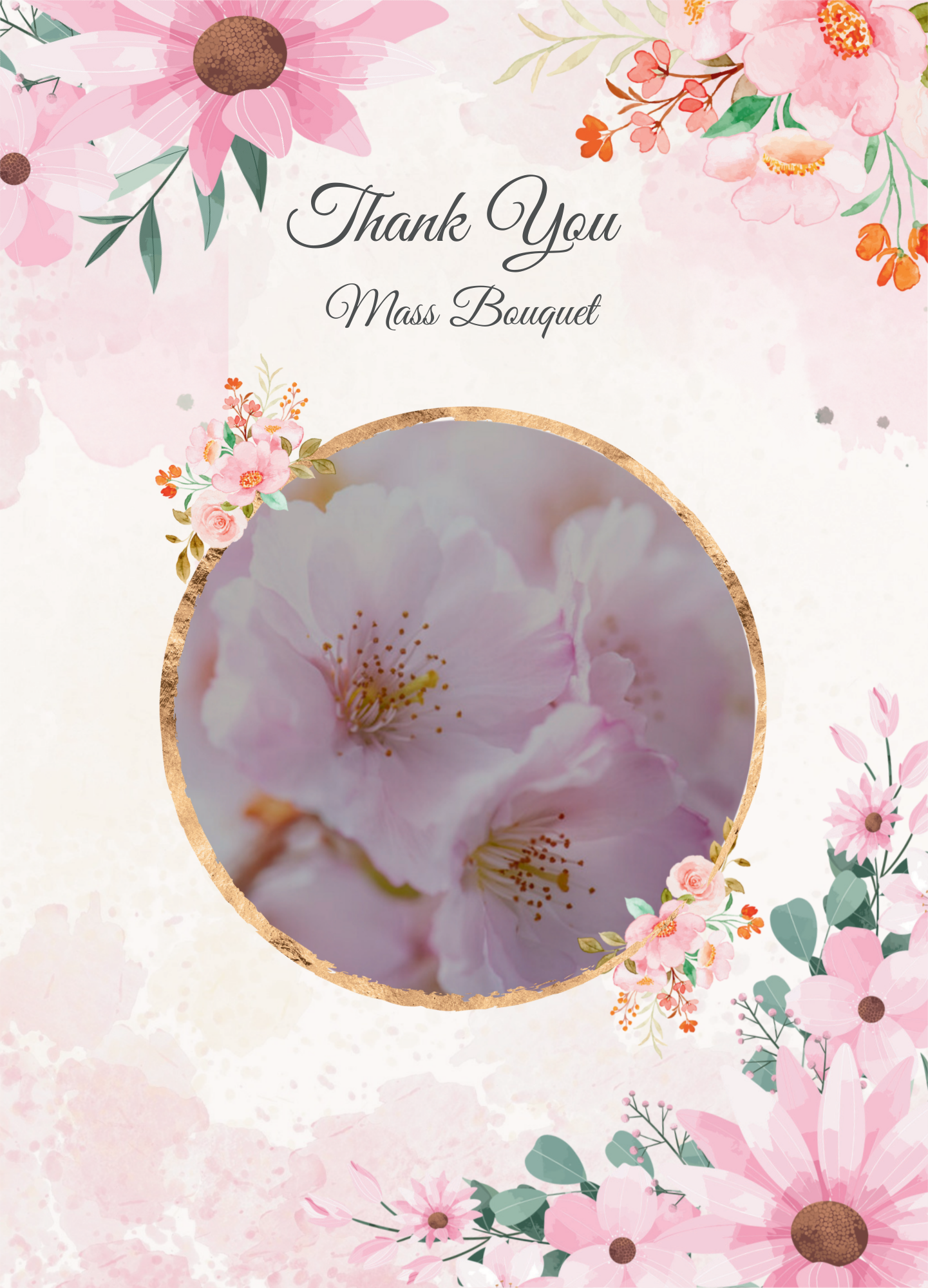 Thank you mass bouquet TY-2505