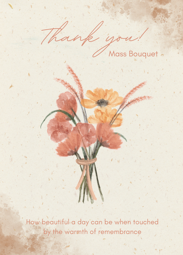 Thank you card TY-2506