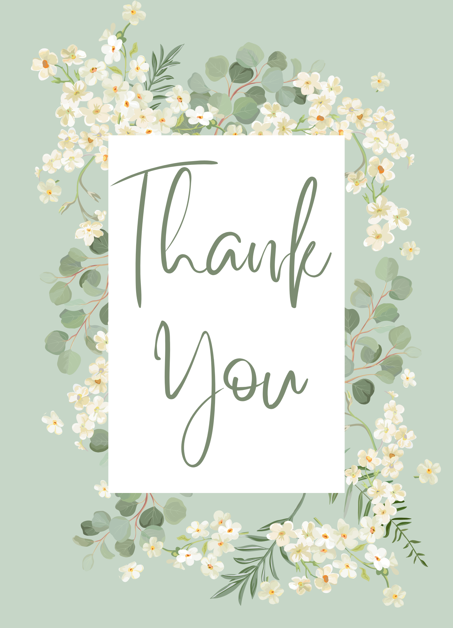 Thank you card TY-2507