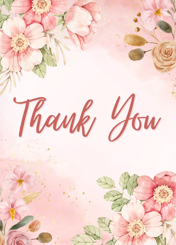 Thank you card TY-2508
