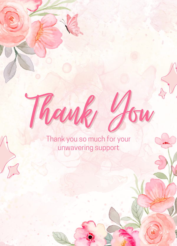 Thank you card TY-2509