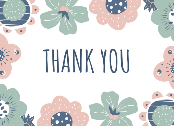 Thank you card TY-2685