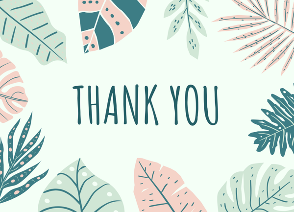 Thank you card TY-2686