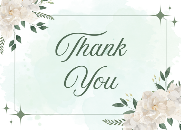 Thank you card TY-2687