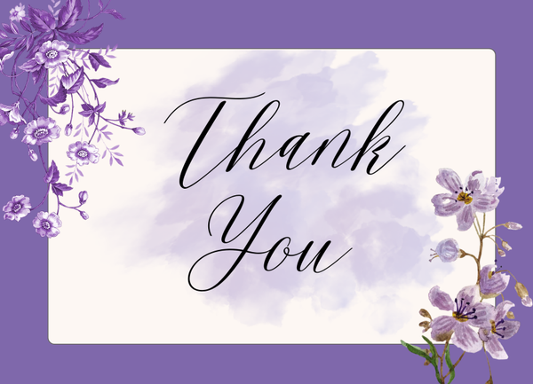 Thank you card TY-2688