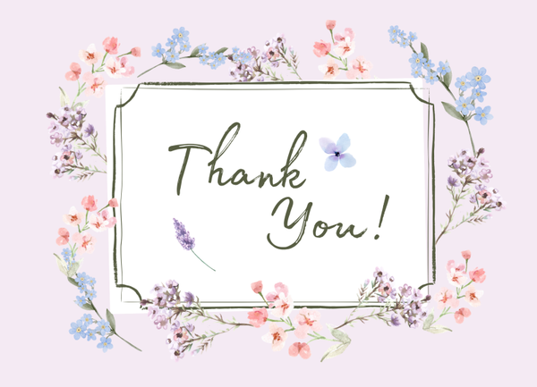 Thank you card TY-2689