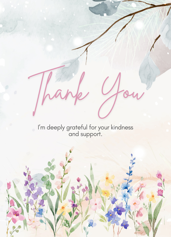 Thank you card TY-2690