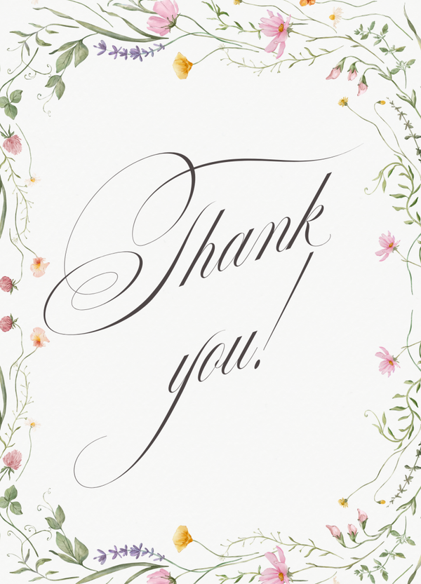 Thank you card TY-2691