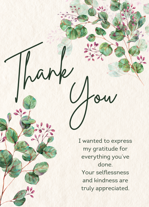 Thank you card TY-2692