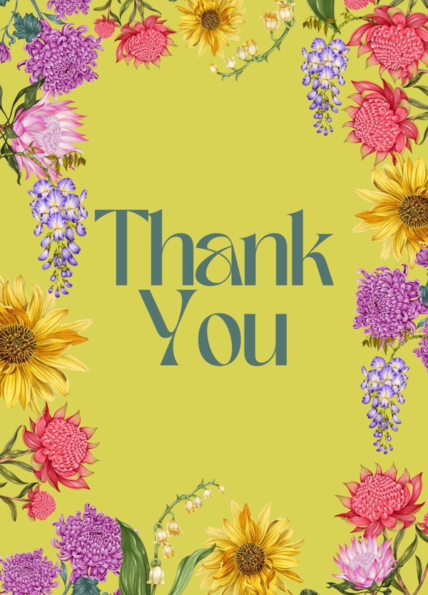 Thank you card TY-2693