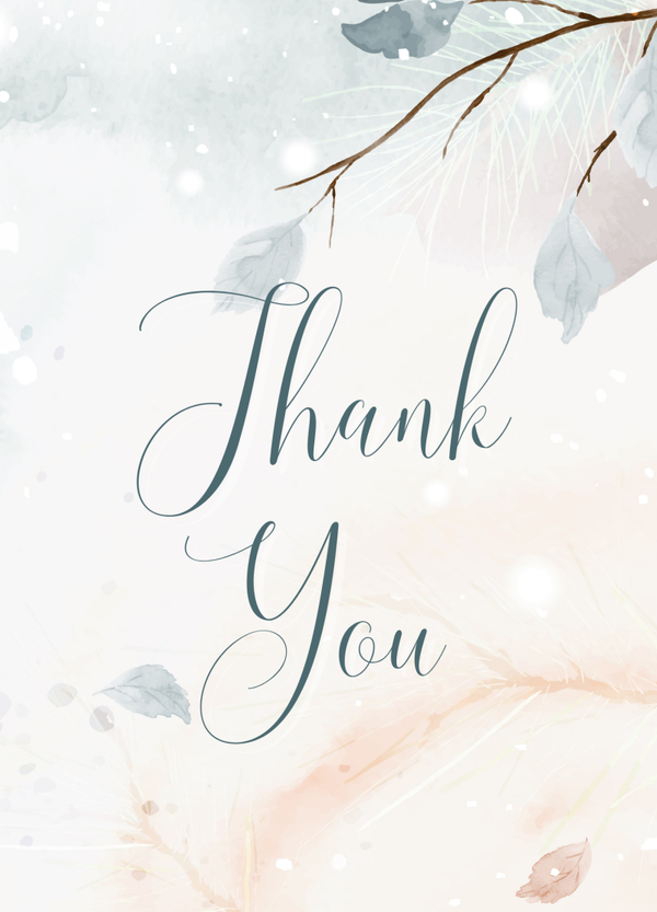 Thank you card TY-2694