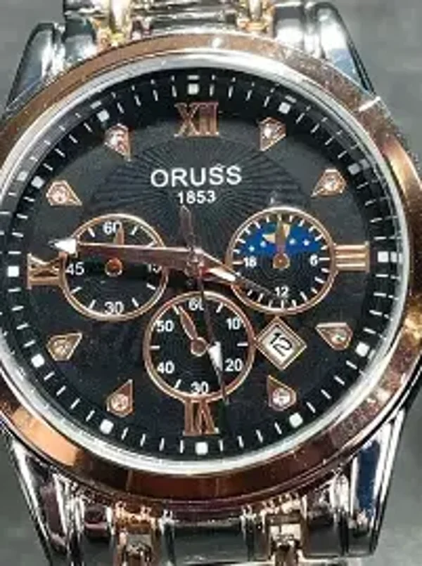ORUSS 1853 Rose Gold Chronograph Watch