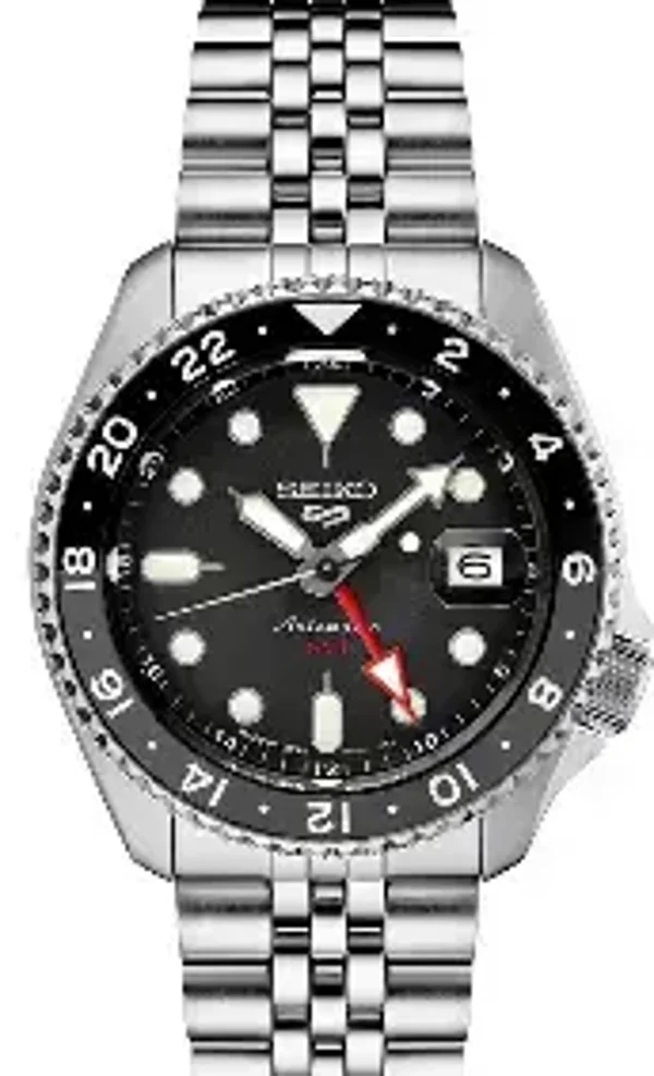 SEIKO 5 Automatic GMT Black Dial Watch
