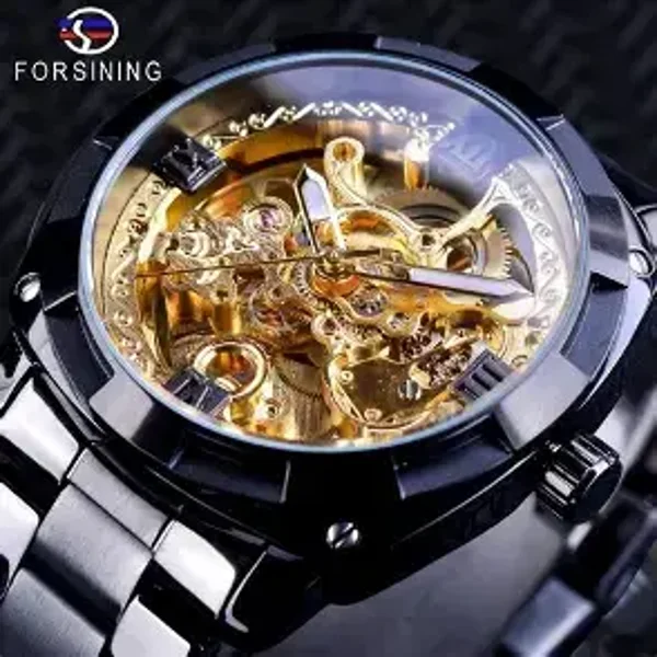 Phantom Skeleton Black Automatic Watch