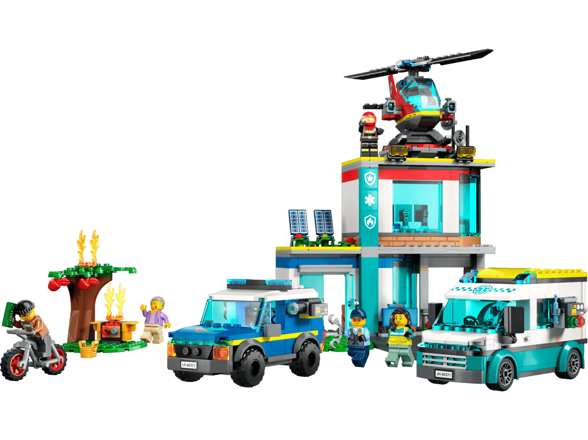 LEGO Hoofdkwartier van hulpdienstvoertuigen  per week