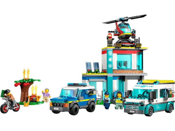 LEGO Hoofdkwartier van hulpdienstvoertuigen  per week