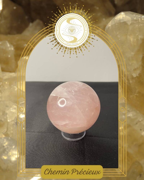 Sphère - quartz rose - haute qualité