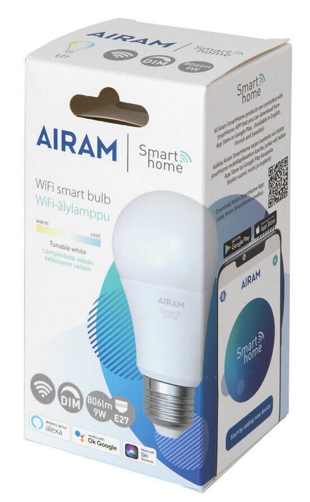 Airam A60 9W 806 lm älylamppu
