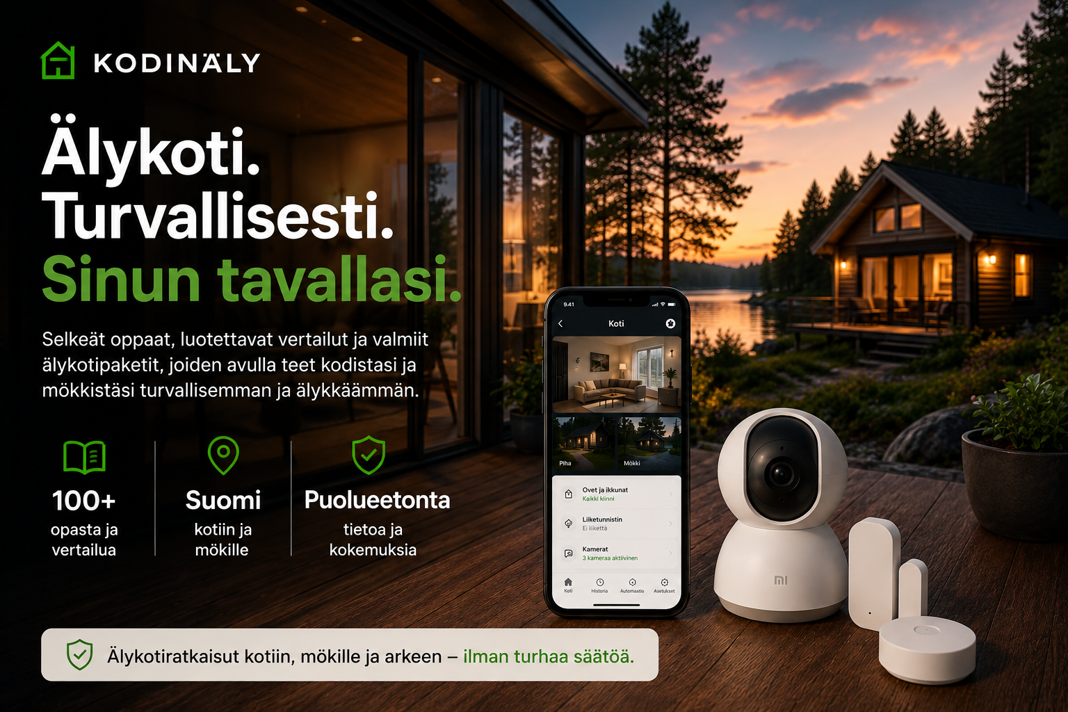 Kodinäly älykoti kotiin ja mökille