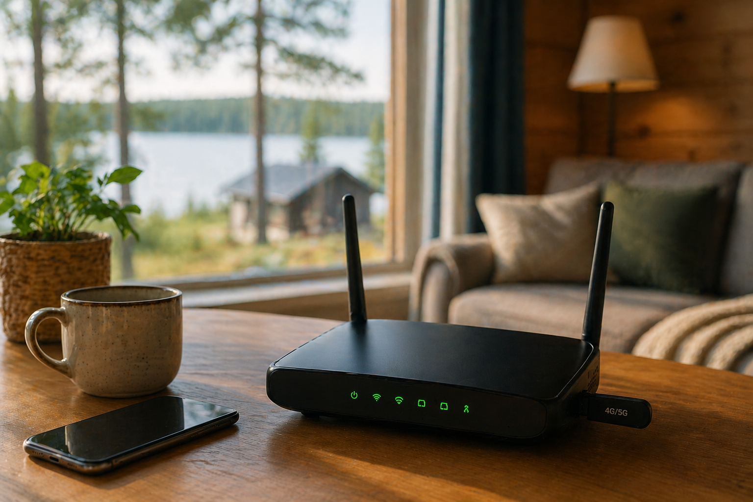 Turvallinen WiFi-reititin kotona