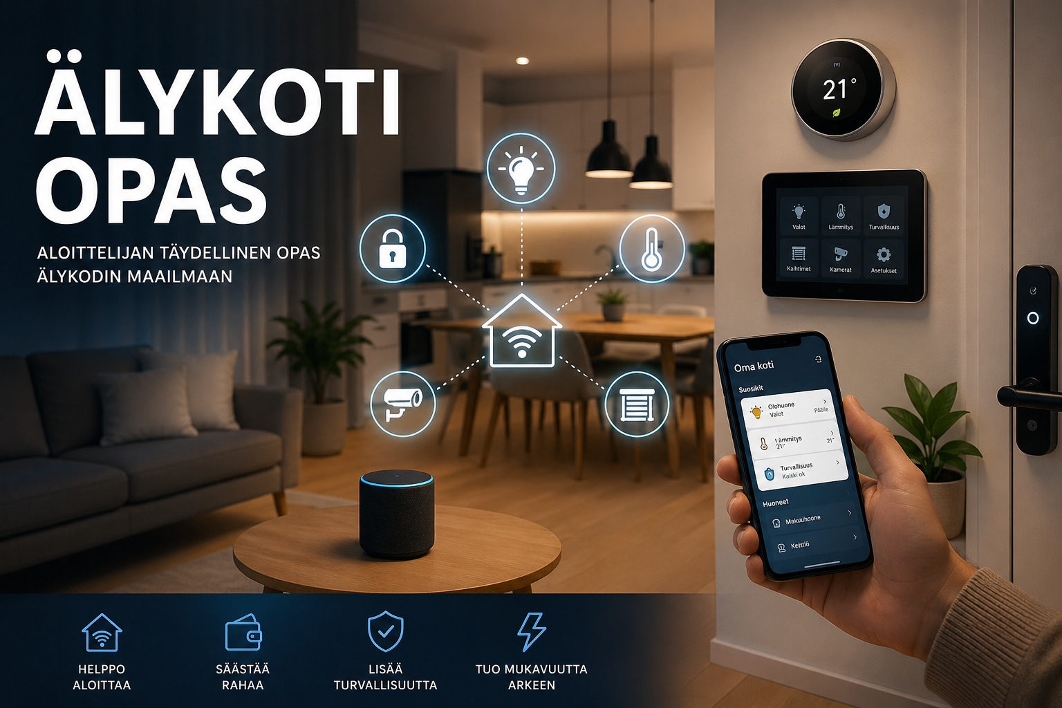 Älykotiratkaisuja kotiin ja mökille