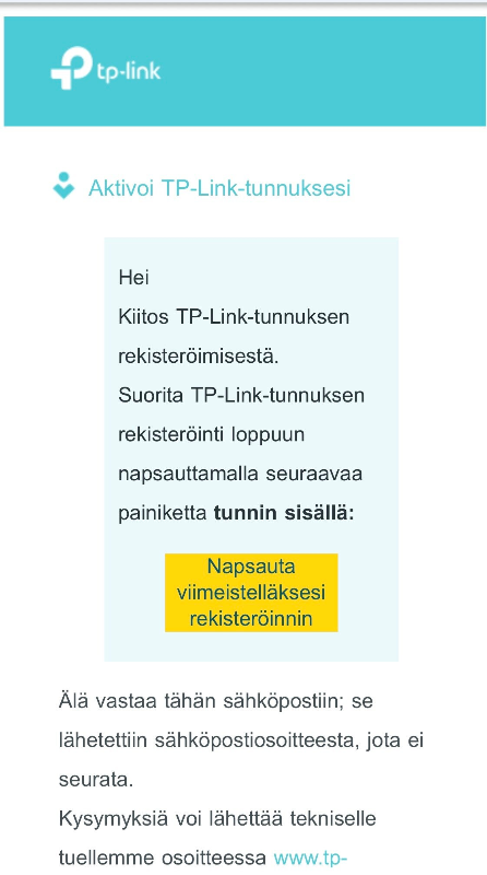 Luo tp-link tunnus helposti