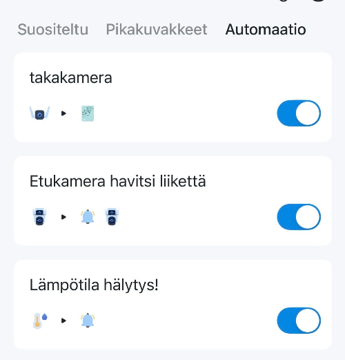 Kodin automaatiot