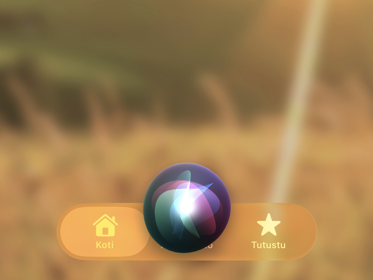 Siri ääniohjaus Apple HomeKit älykodissa