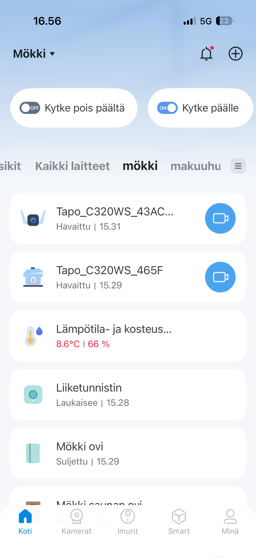 TP-Link Tapo -sovellus