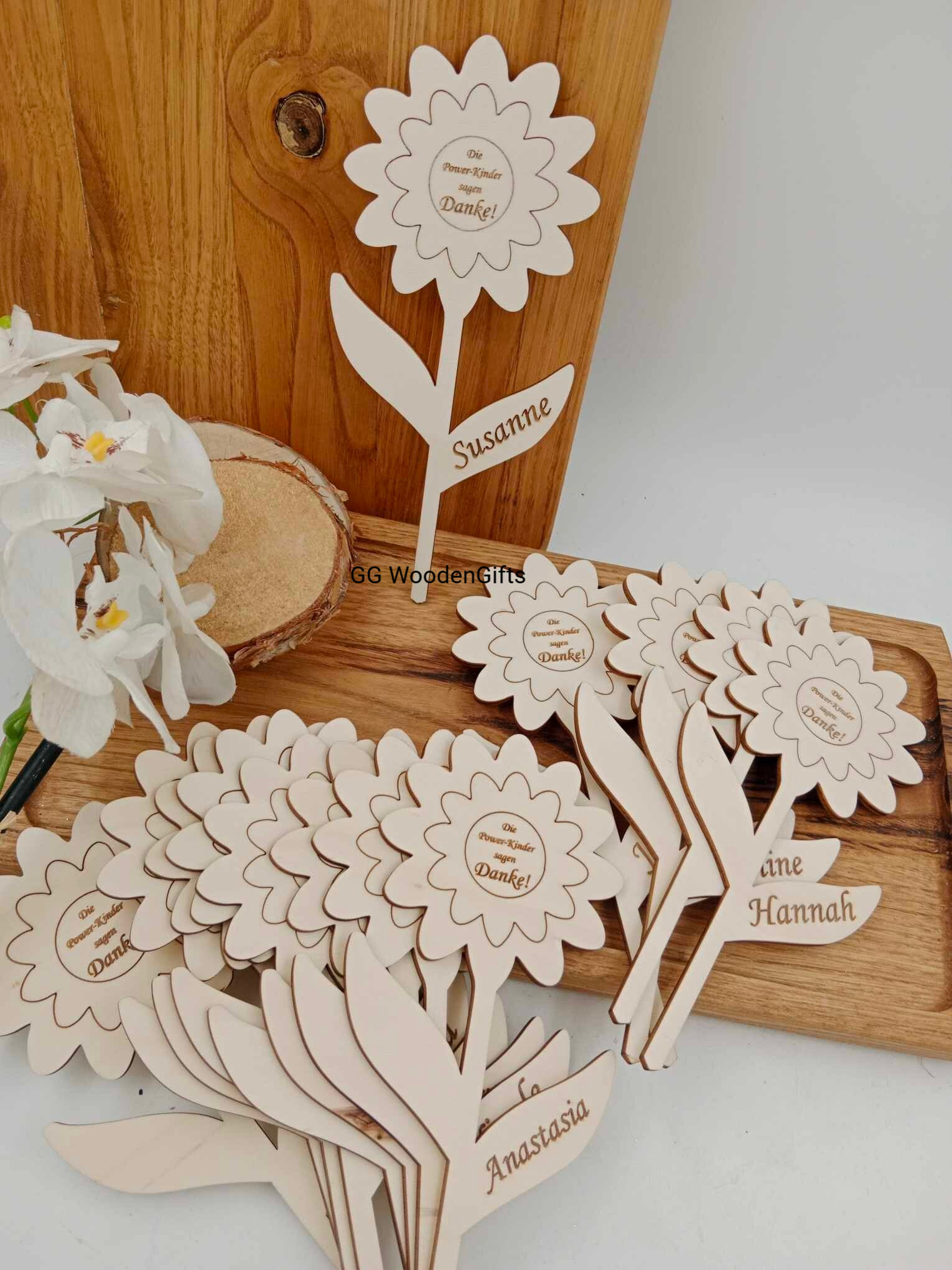 Personalisierte Blume