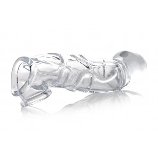 Clear Extender gekrümmte Penis-Hülle