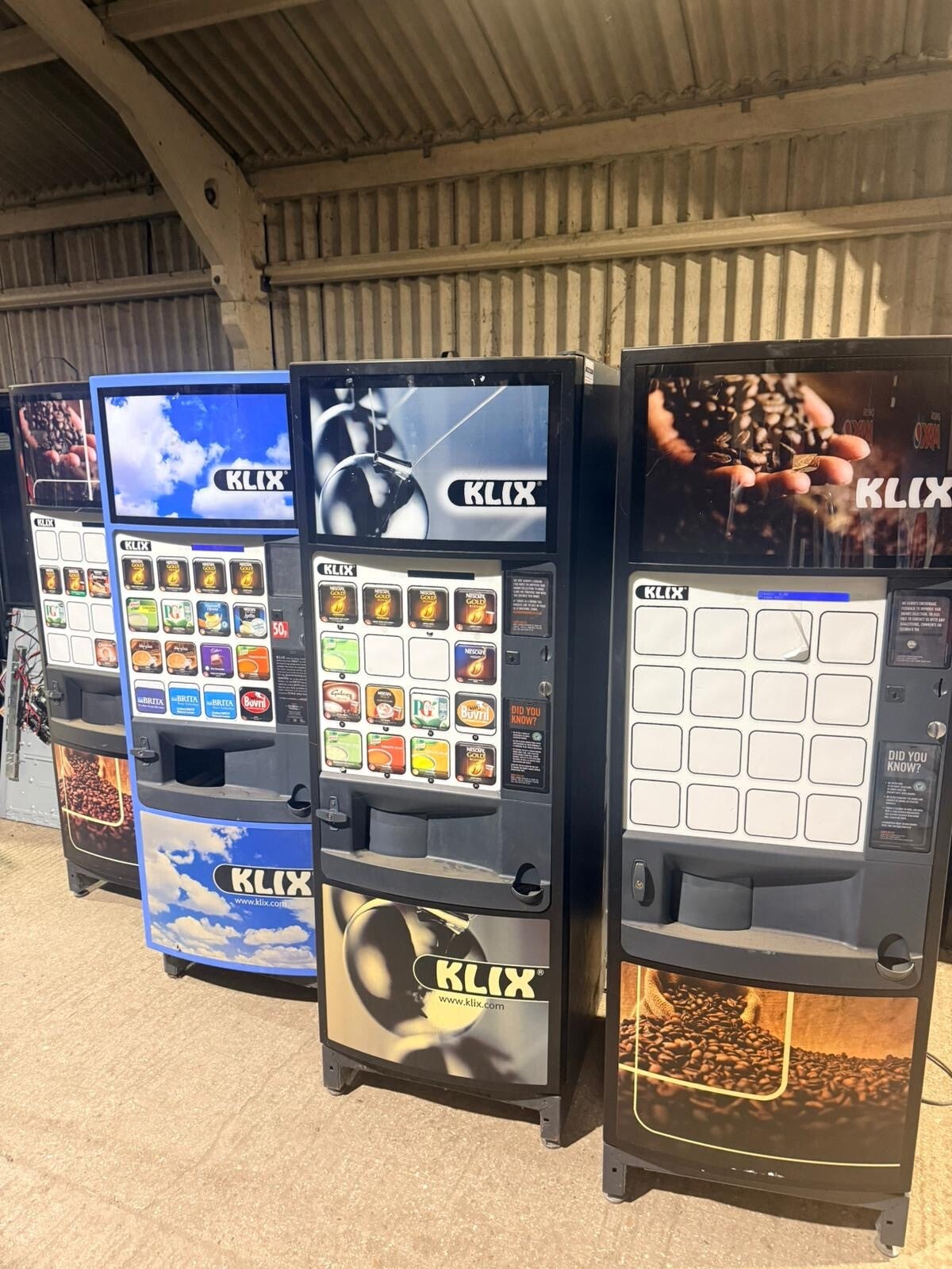 Klix Drinks Vending Machine Refurbished