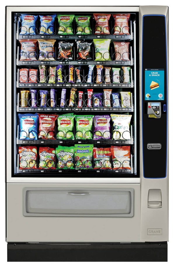 Crane Merchant 6 Media 2 Touch Combi – Brand New Snack & Drink Vending Machine